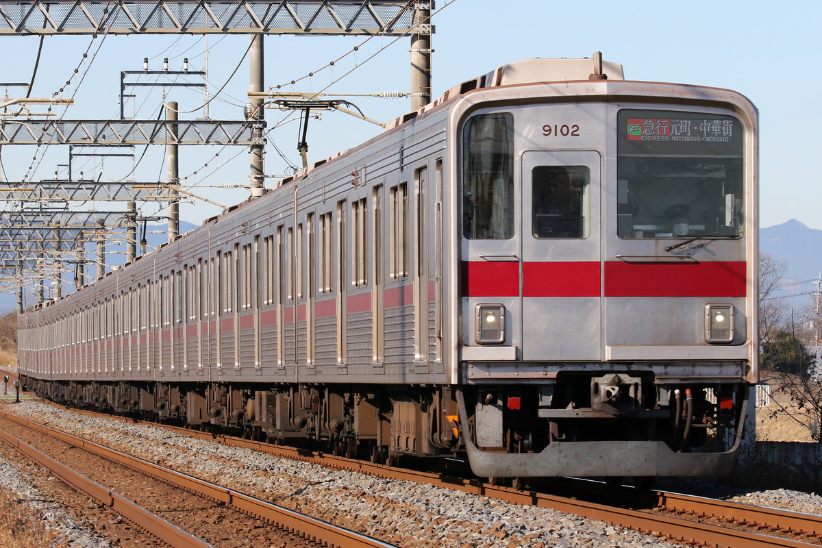 東武鉄道  9000系 9102F