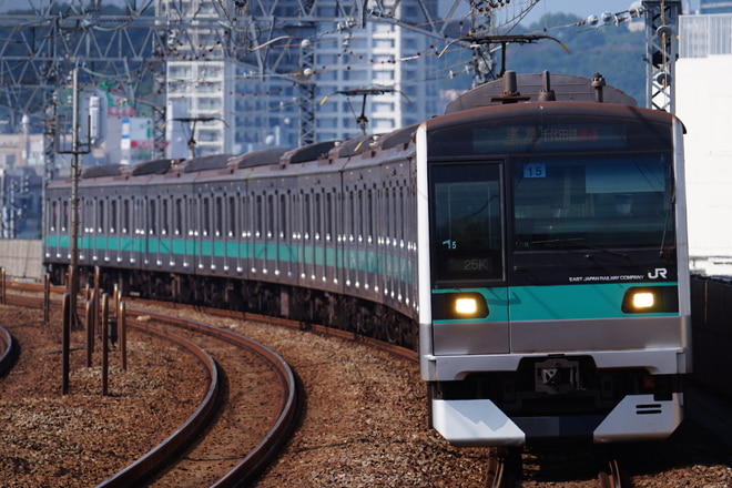 松戸車両センター本区E233系を狛江駅で撮影した写真