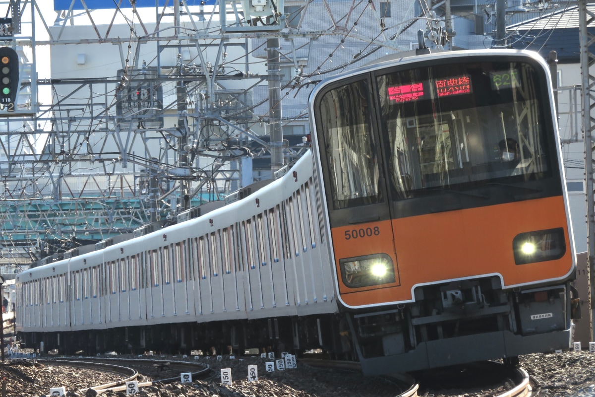 東武鉄道 南栗橋車両管区春日部支所 50000系 51008F