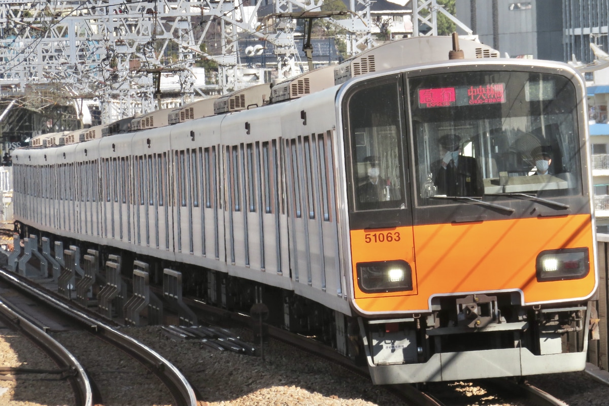 東武鉄道 南栗橋車両管区春日部支所 50050系 51063F
