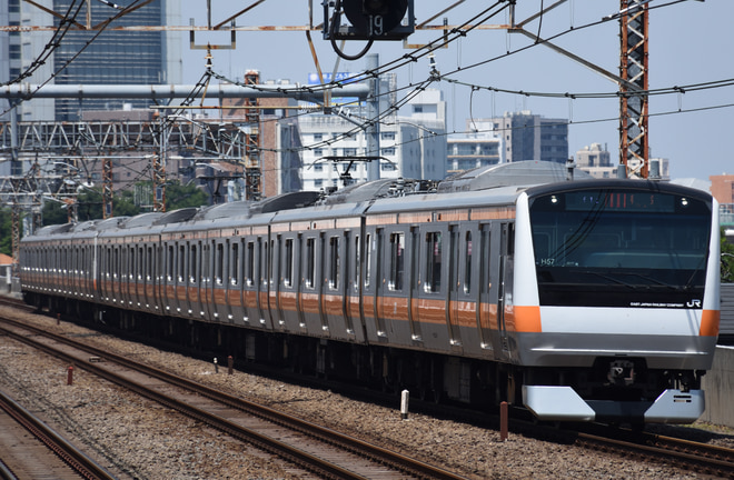 E233系トタH57編成を阿佐ヶ谷駅で撮影した写真