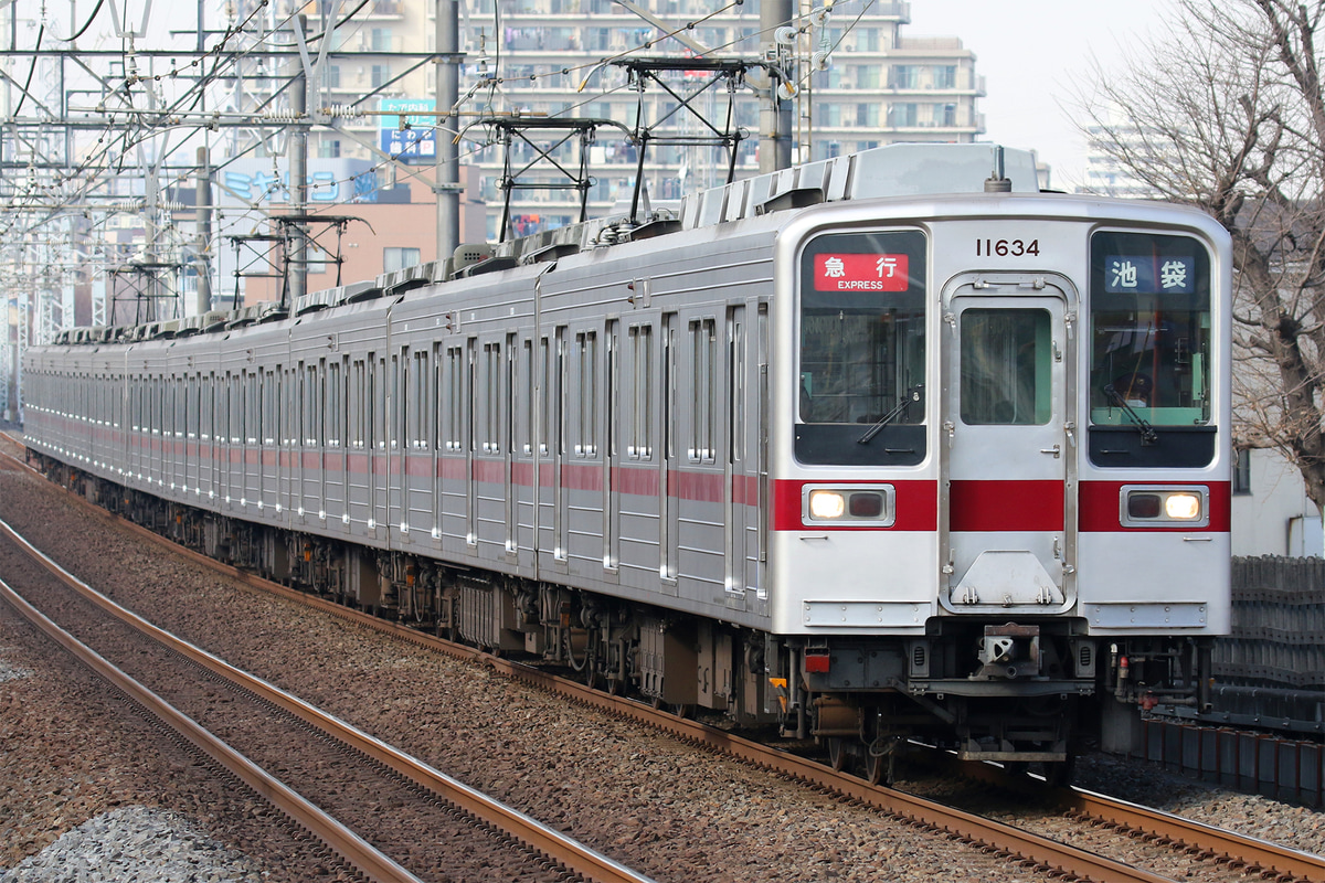 東武鉄道  10030系 11634F