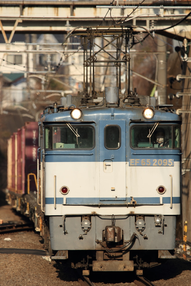 新鶴見機関区EF652095を東所沢駅で撮影した写真