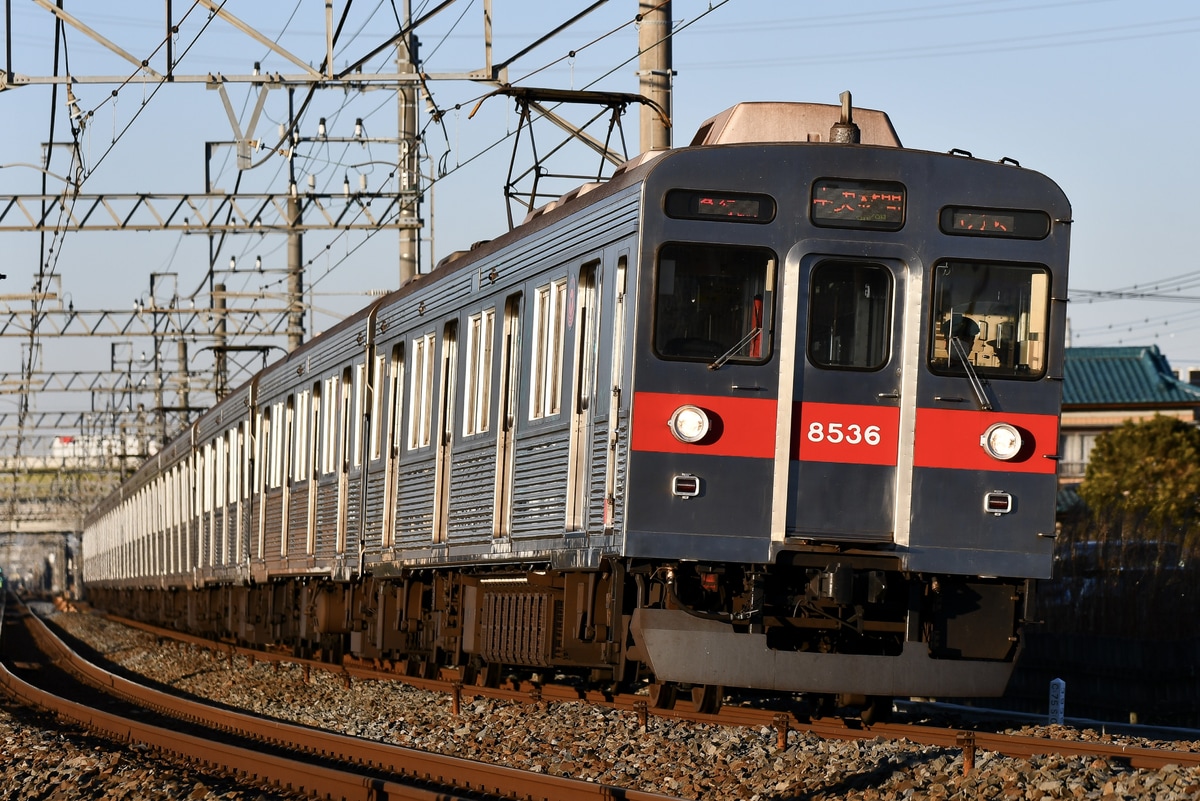 東急電鉄  8500系 8636f