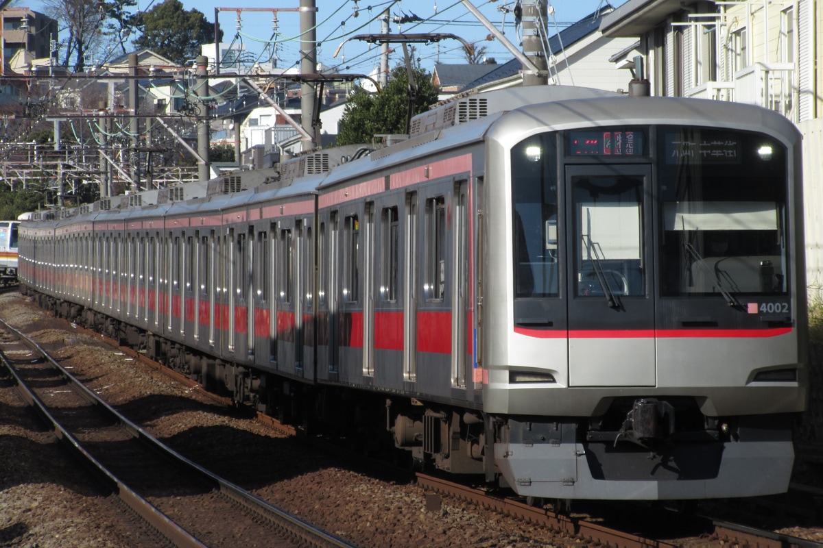 東急電鉄 元住吉検車区 5050系 4102F