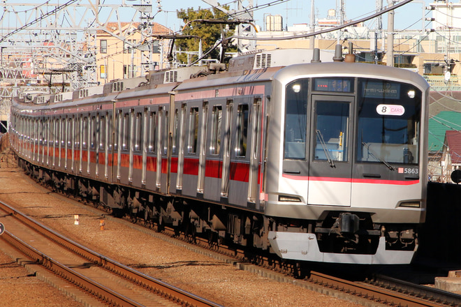 5050系5163Fを多摩川駅で撮影した写真