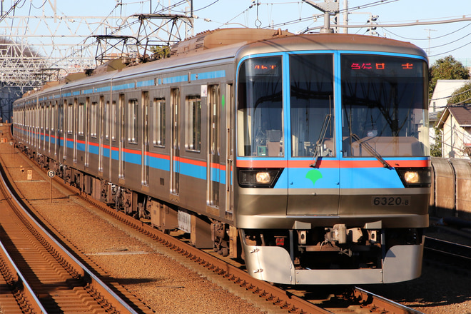 6300系6320Fを多摩川駅で撮影した写真