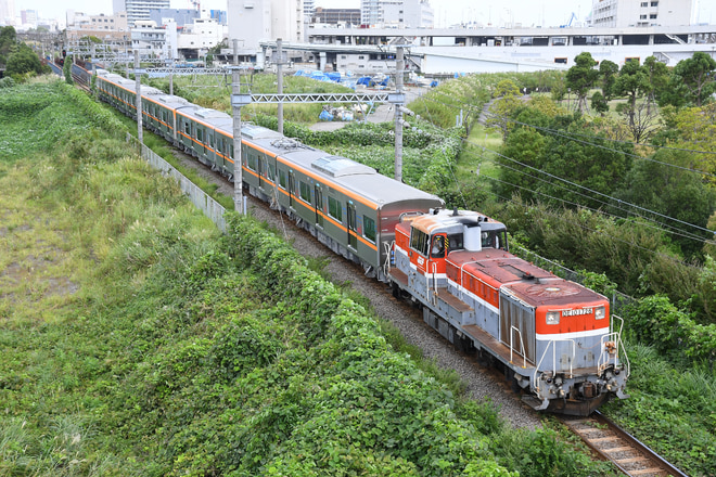 3050系3152編成を東高島～桜木町間で撮影した写真