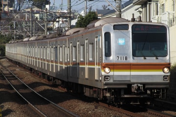東京メトロ 和光検車区 7000系 7118F