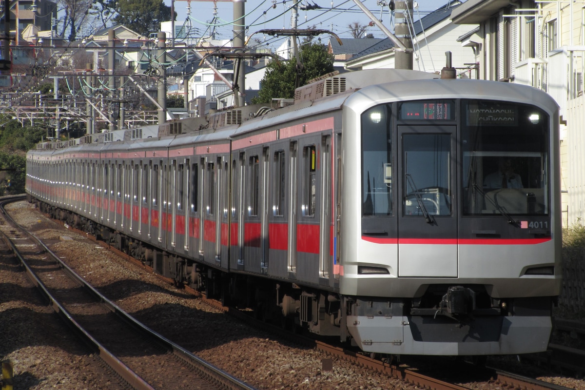 東急電鉄 元住吉検車区 5050系 4111F