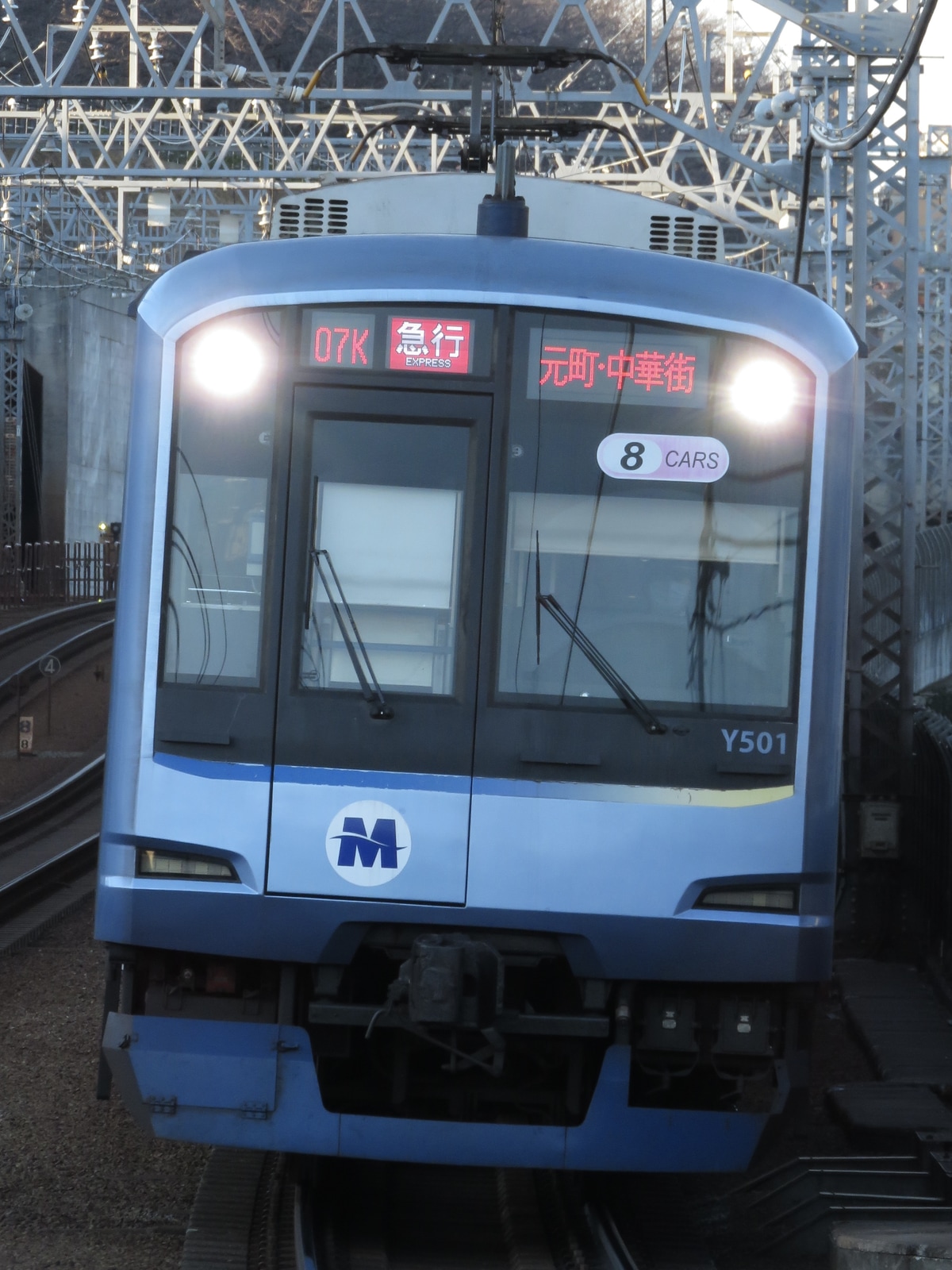 横浜高速鉄道 元住吉検車区 Y500系 Y511F