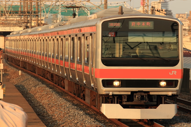 京葉車両センターE231系ケヨMU7編成を西浦和駅で撮影した写真