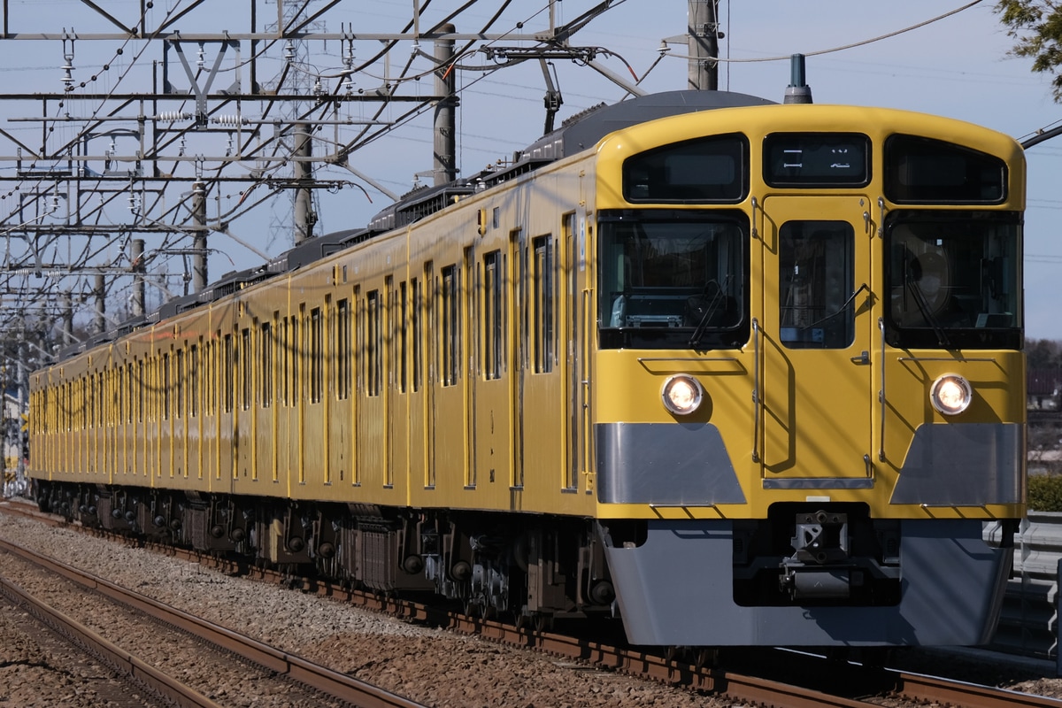 西武鉄道 南入曽車両基地 2000系 2067F
