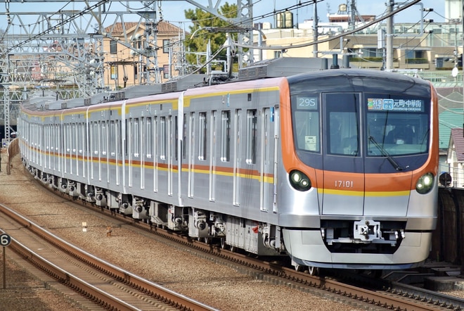 17000系17101Fを多摩川駅で撮影した写真