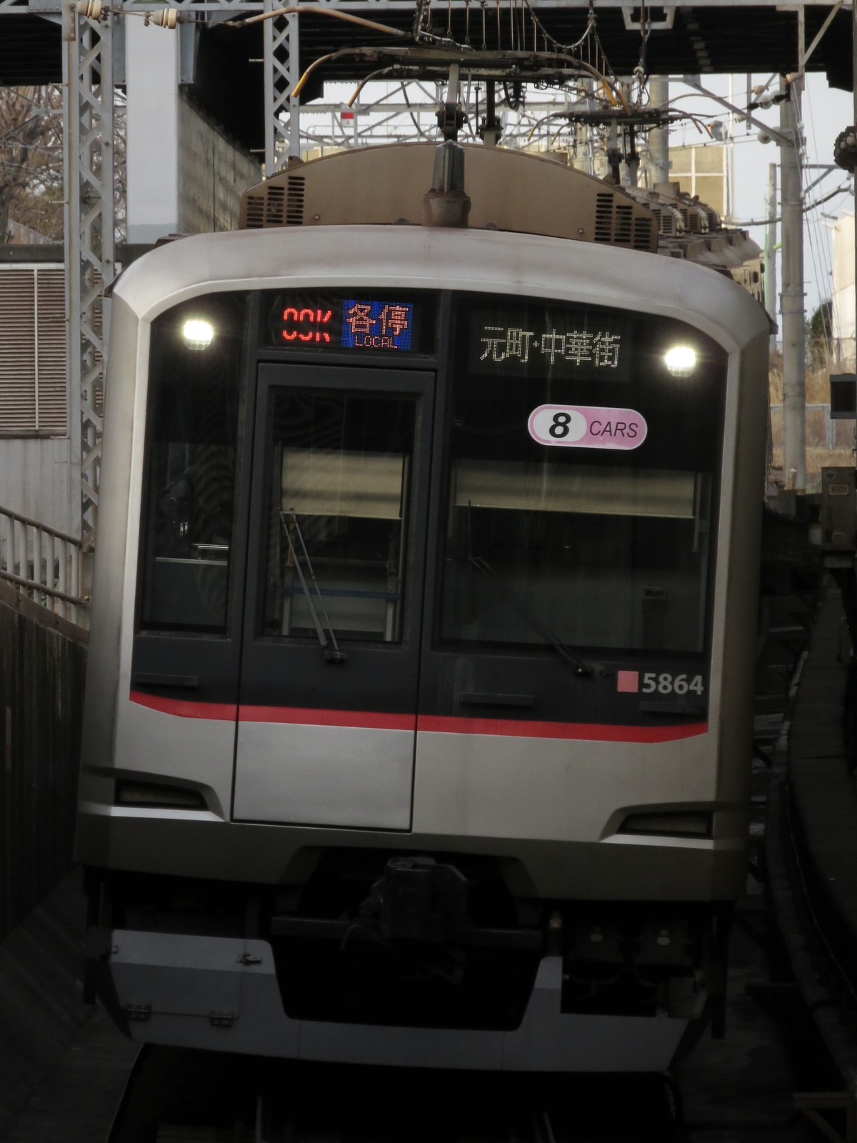 東急電鉄 元住吉検車区 5050系 5164F