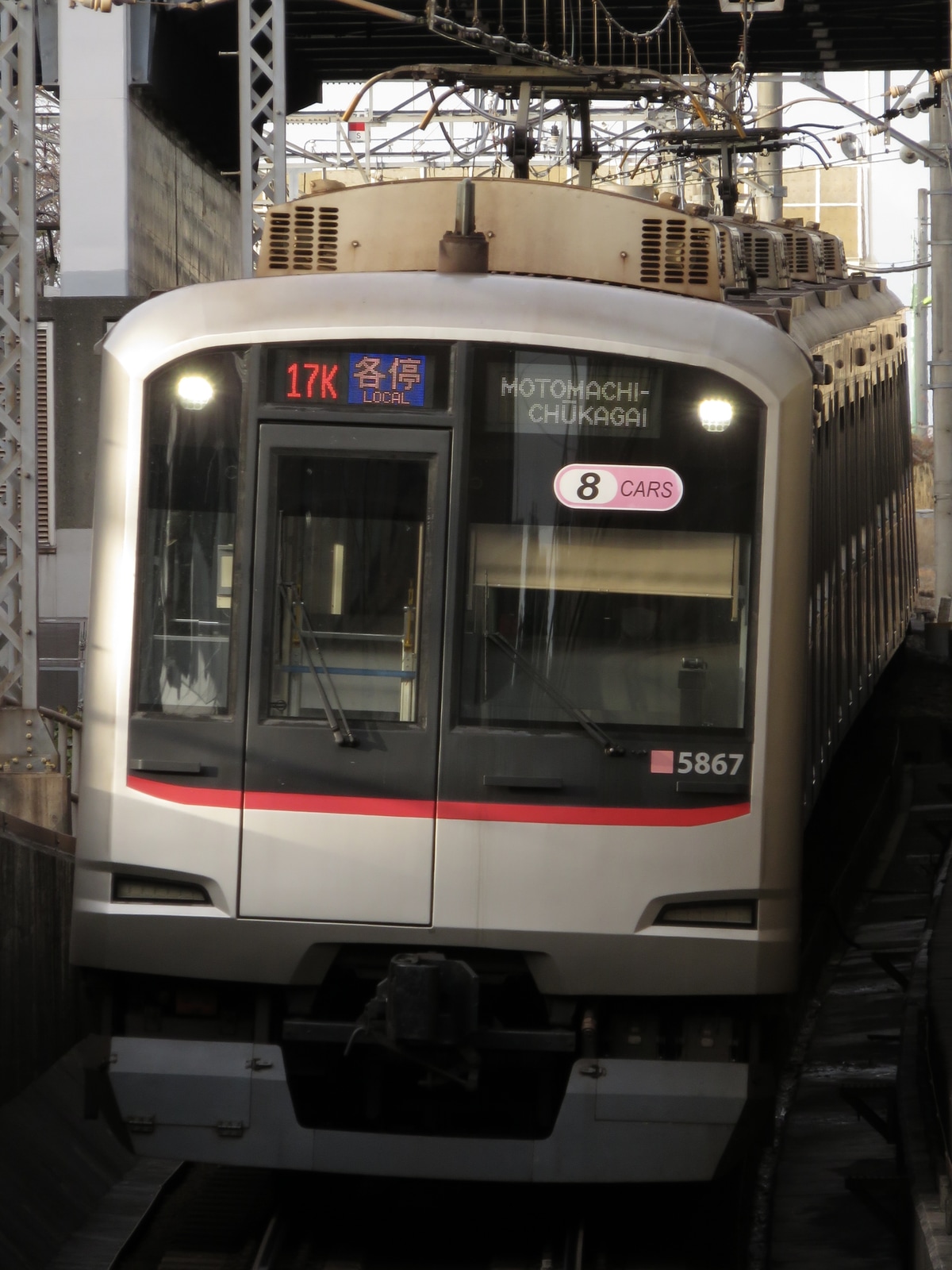 東急電鉄 元住吉検車区 5050系 5167F