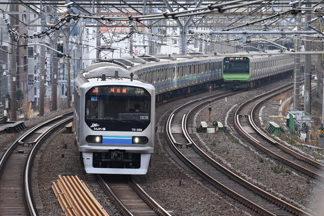 鉄道写真 青白いトーン 高品質印刷 東京臨海高速鉄道 70-060 鉄道フォト | レイルラボ(RailLab)