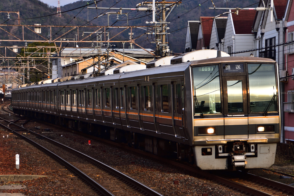 JR西日本 網干総合車両所明石支所 207系 S34編成