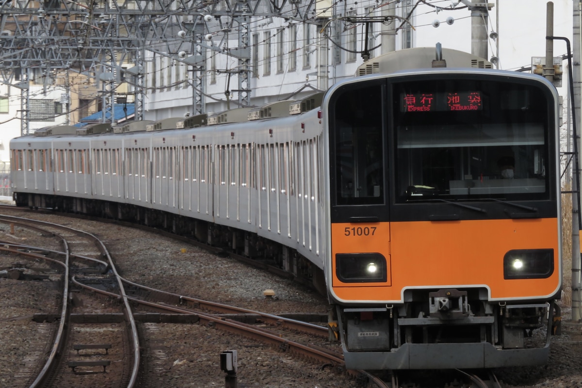 東武鉄道 森林公園検修区 50000系 51007F