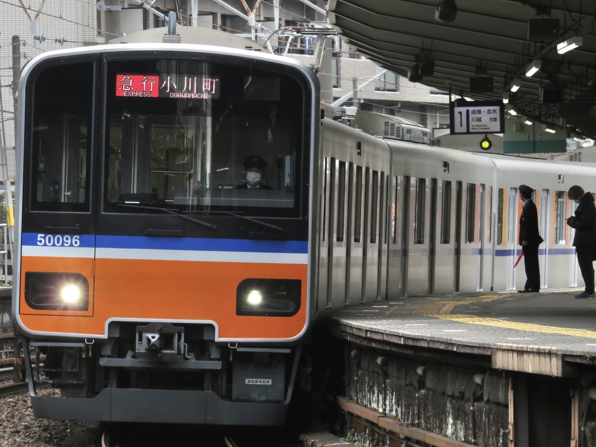 東武鉄道 森林公園検修区 50090系 51096F