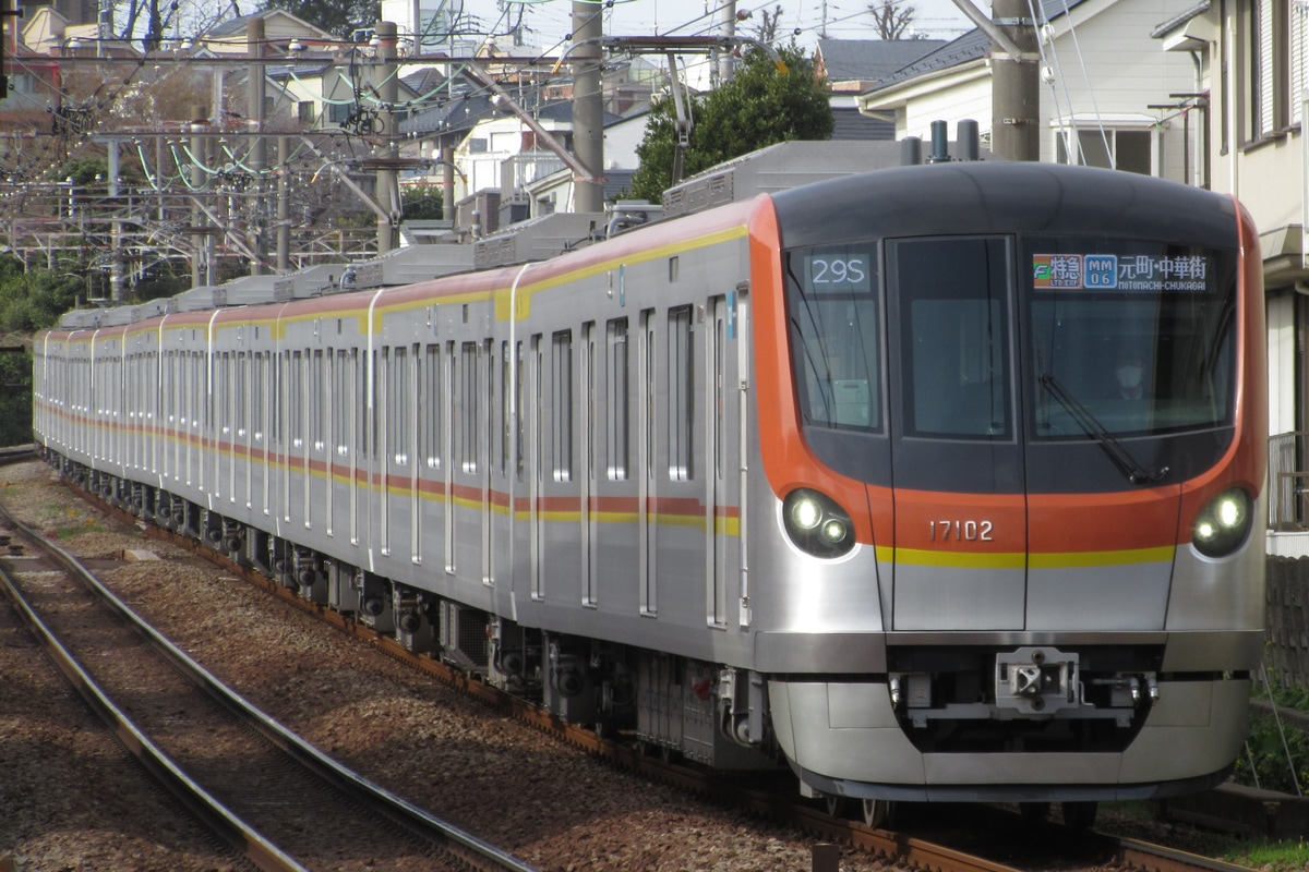 東京メトロ 和光検車区 17000系 17002F
