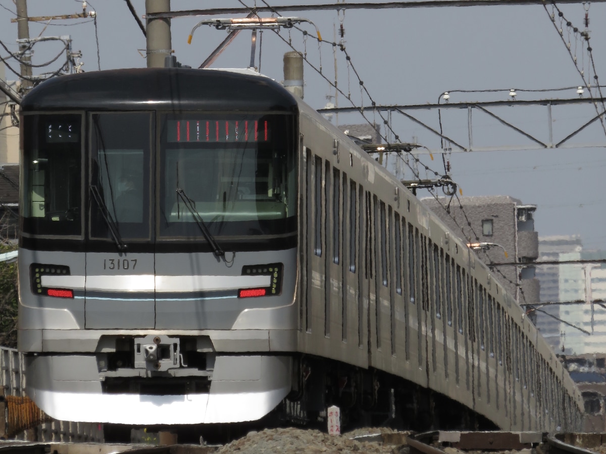 東京メトロ 千住検車区 13000系 13107F
