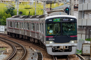 神戸電鉄 鈴蘭台車両基地 6500系 6504F