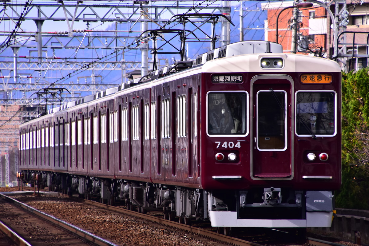 阪急電鉄 正雀車庫 7300系 7304F