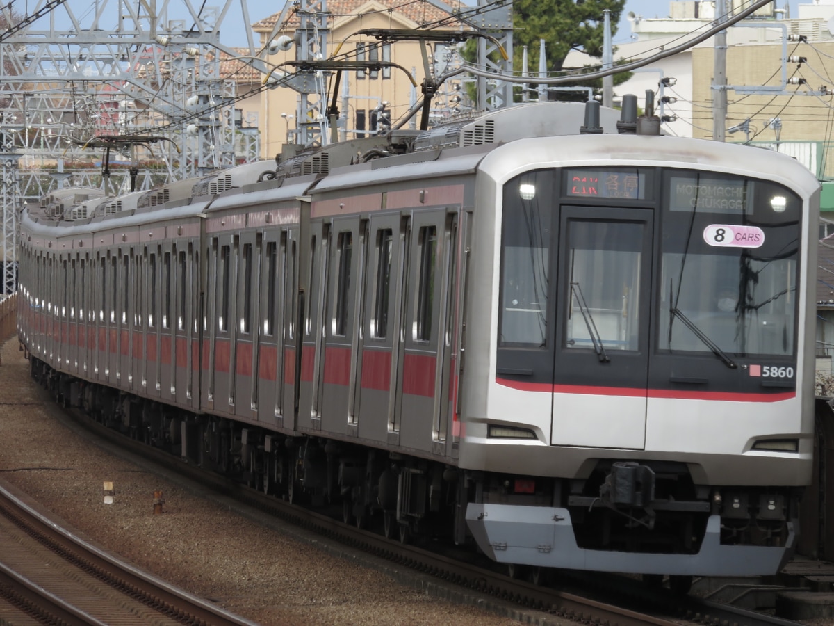 東急電鉄 元住吉検車区 5050系 5160F
