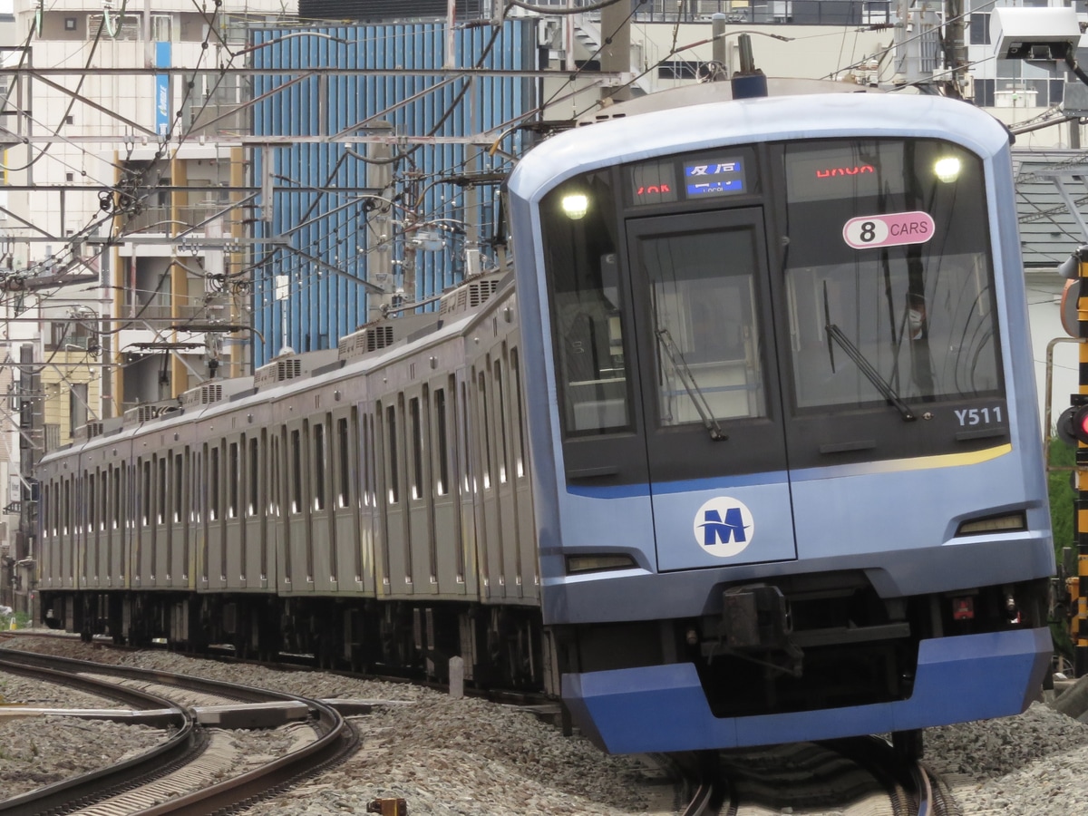 横浜高速鉄道 元住吉検車区 Y500系 Y511F