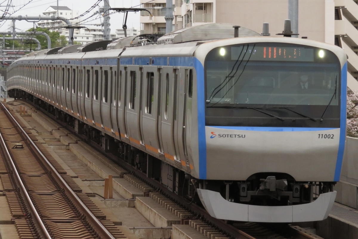 相模鉄道 かしわ台車両センター 11000系 11002×10