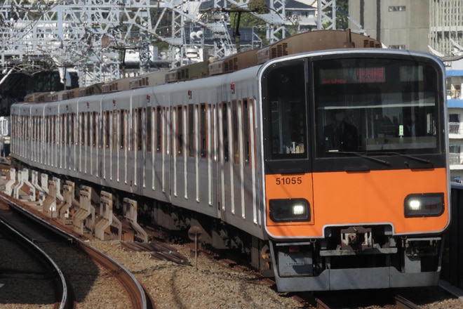 南栗橋車両管区春日部支所50050系51055Fを二子新地駅で撮影した写真