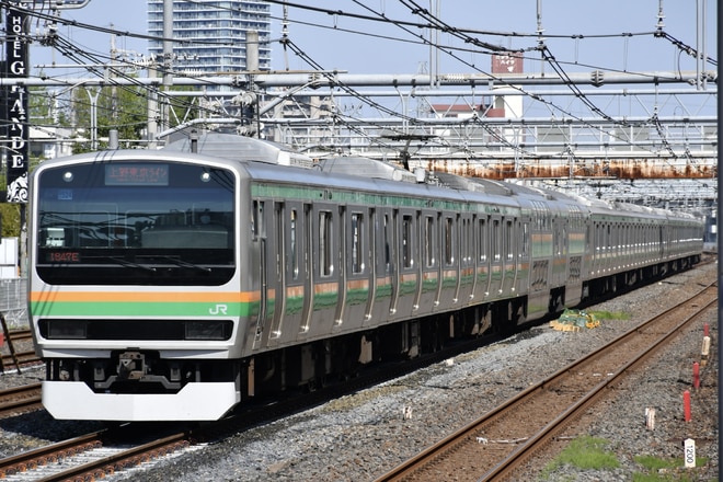 小山車両センターE231系U524編成を西川口駅で撮影した写真