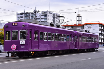 京福電気鉄道 西院車庫 モボ101形 モボ101