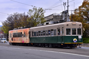 京福電気鉄道 西院車庫 モボ301形 モボ301