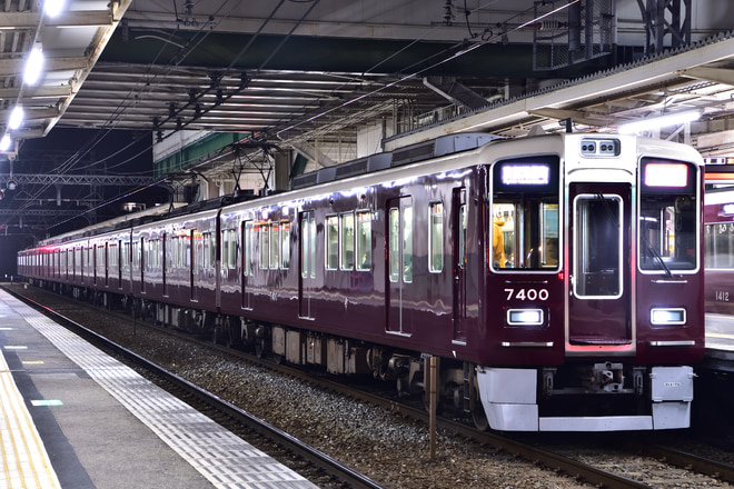 正雀車庫7300系7320Fを長岡天神駅で撮影した写真