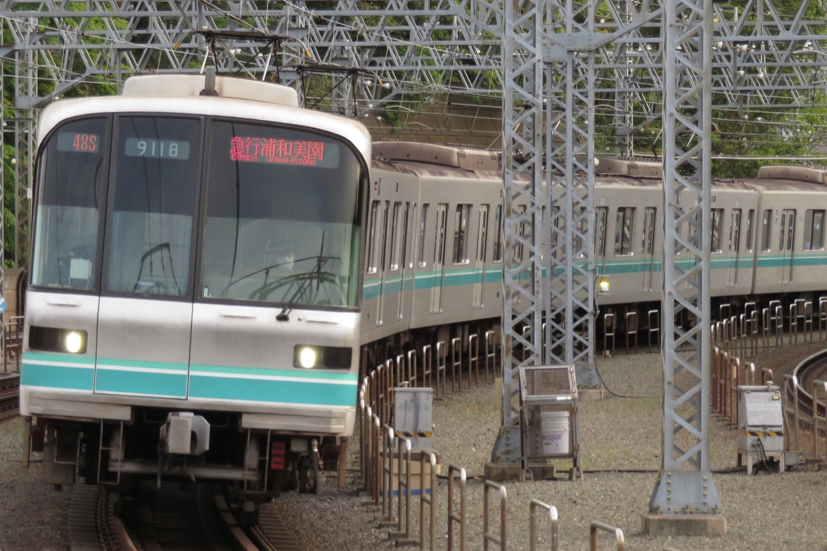 東京メトロ 王子検車区 9000系 9118F
