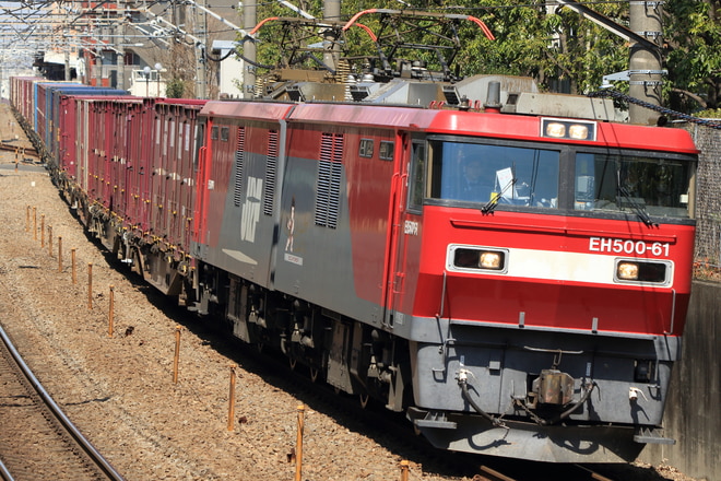 仙台総合鉄道部EH50061を西国分寺～北府中間で撮影した写真