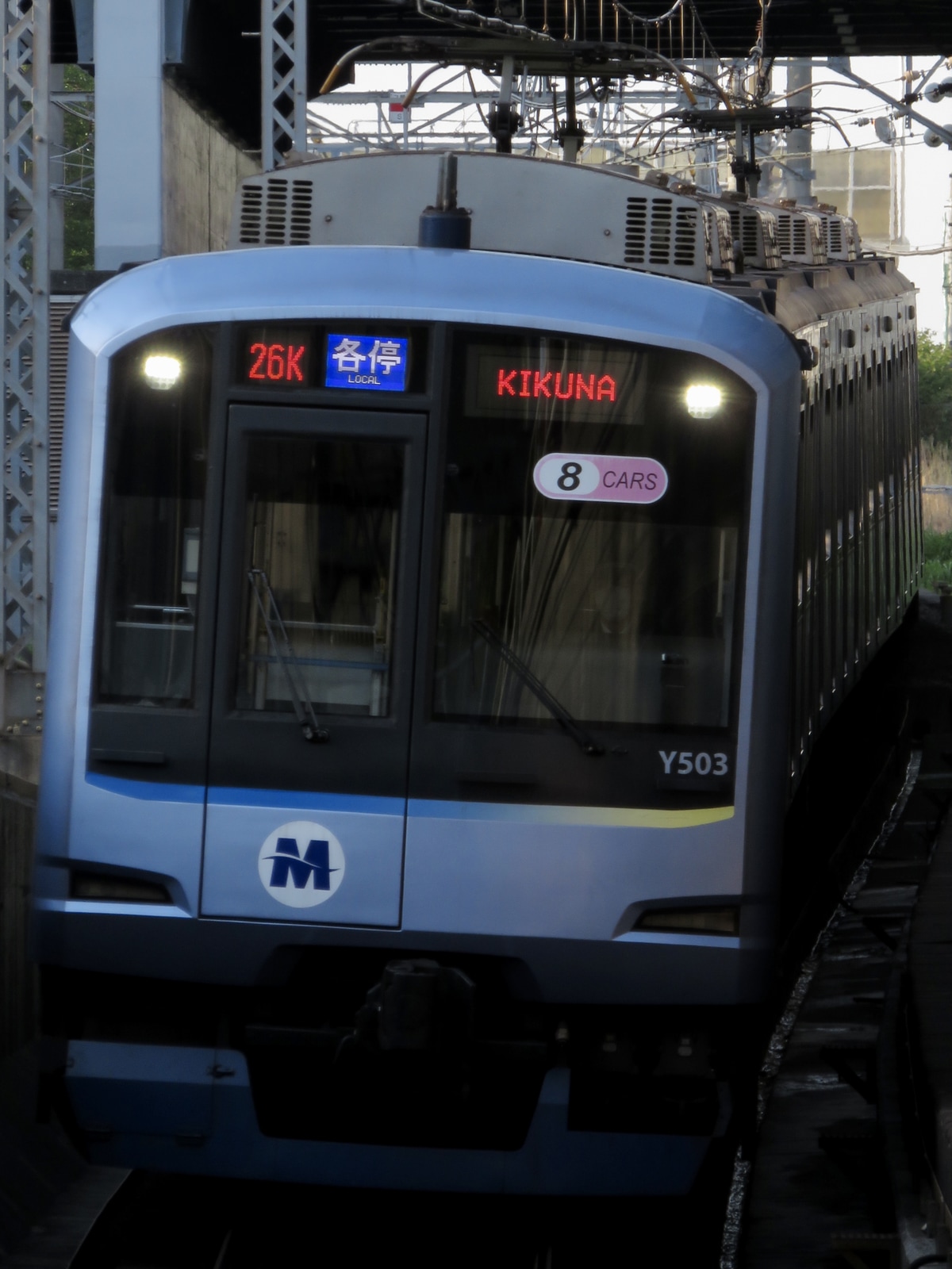 横浜高速鉄道 元住吉検車区 Y500系 Y513F