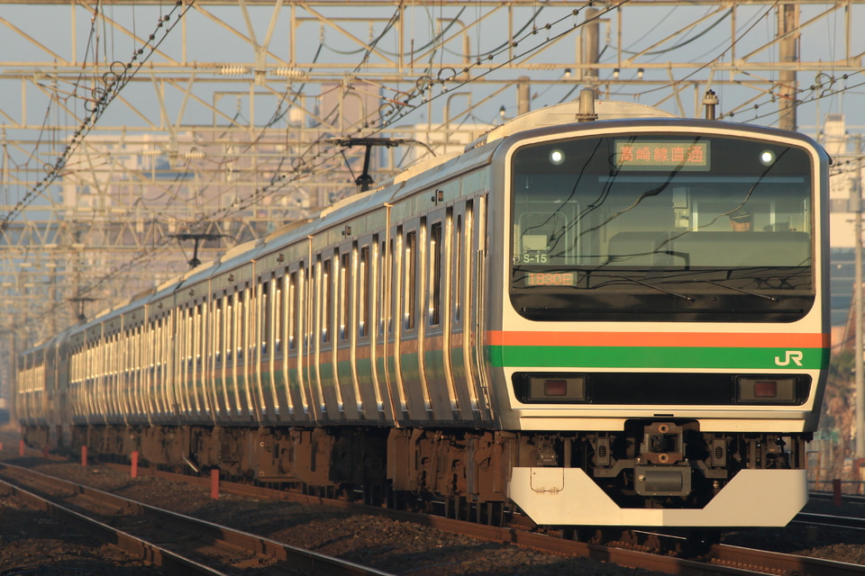 JR東E231系コツS-15編成<br class="br-sp" />(コツS15編成)(コツS-15)(コツS15)の写真