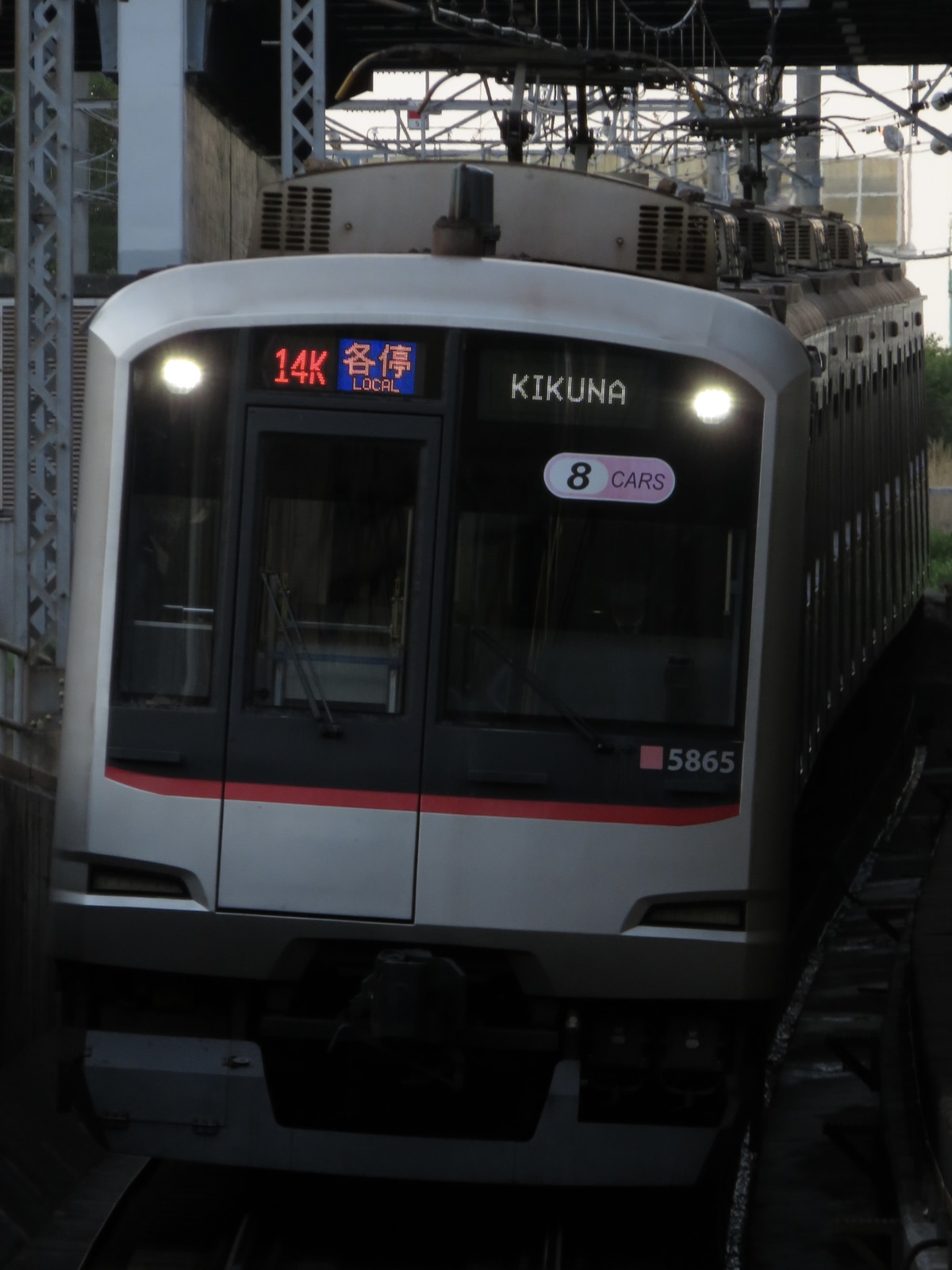 東急電鉄 元住吉検車区 5050系 5165F