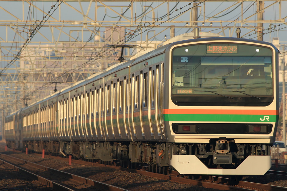 JR東E231系ヤマU57編成<br class="br-sp" />(U57編成)(U-57編成)の写真