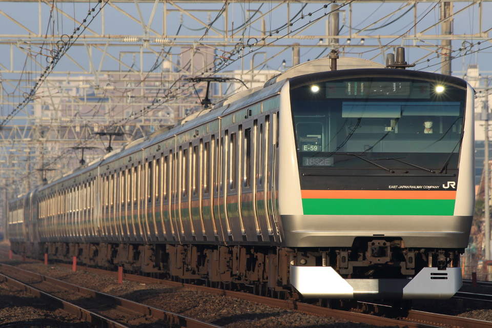 JR東E233系コツE-59編成<br class="br-sp" />(コツE59編成)(コツE-59)(コツE59)の写真