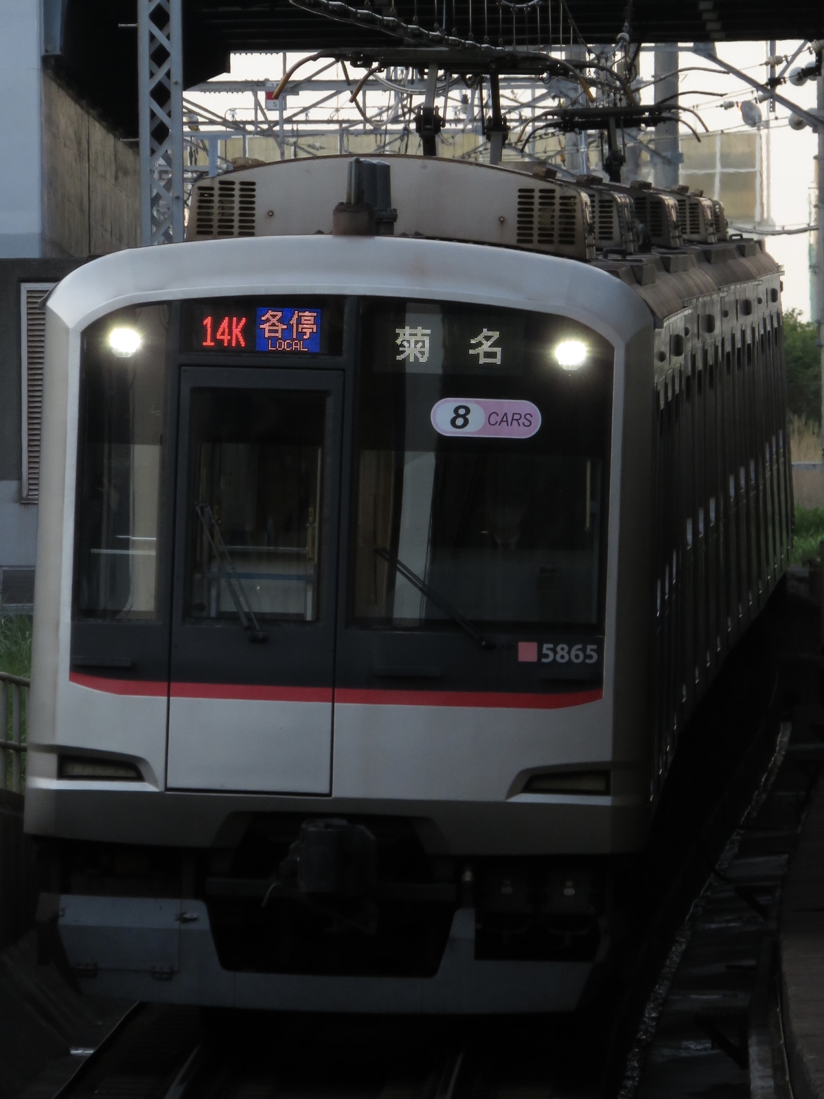 東急電鉄 元住吉検車区 5050系 5165F