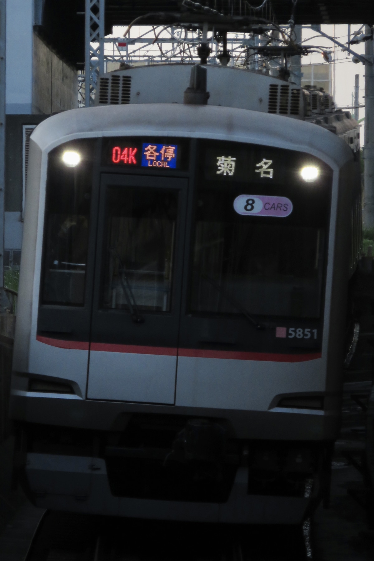東急電鉄 元住吉検車区 5050系 5151F