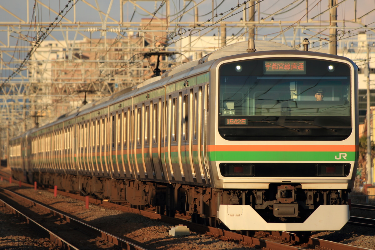 JR東日本 国府津車両センター E231系 コツS-05編成