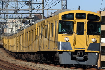 西武鉄道 武蔵丘車両管理所 2000系 2071F