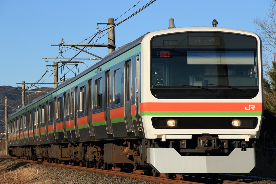 JR東209系ハエ54編成<br class="br-sp" />(川54編成)(カワ54編成)の写真