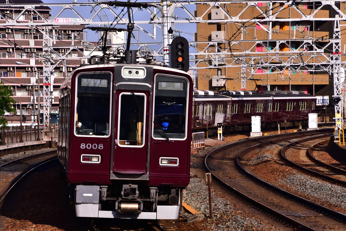 阪急電鉄 西宮車庫 8000系 8008F