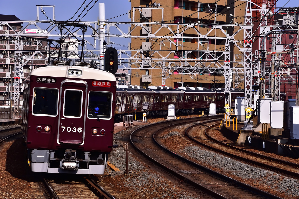 阪急電鉄 西宮車庫 7000系 7036F